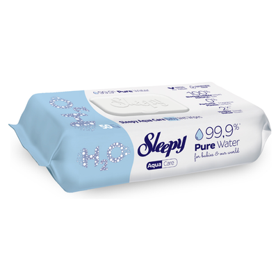 Sleepy Aqua Care Wipes 50ct